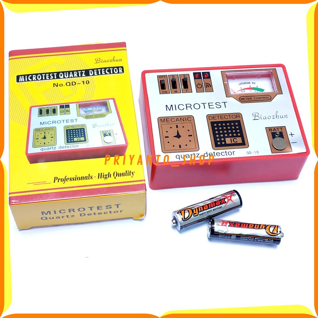 MIKROTEST ALAT SERVICE JAM TANGAN TESTER MESIN BATTERY IC ORIGINAL GETARAN HALUS