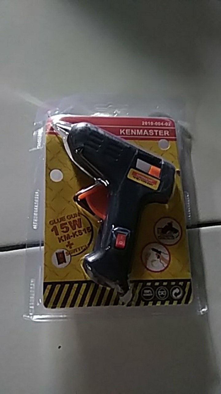 Kenmaster Km-ks15 Glue Gun 15watt Switch On Off - Lem Tembak