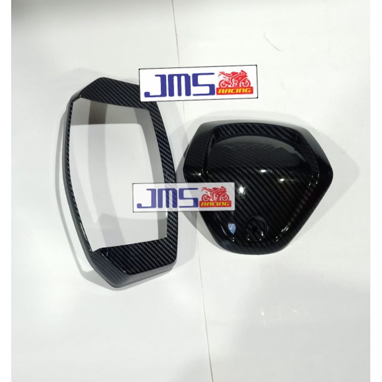 cover tutup stang atas carbon plus speedo carbon meter nmax new 2020 zoro pnp