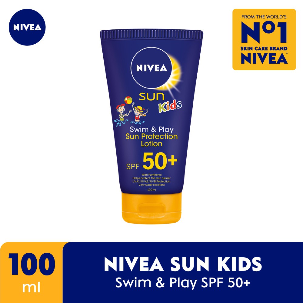 NIVEA Sun Kids Swim & Play SPF 50+ – Nivea >>> top1shop >>> shopee.co.id