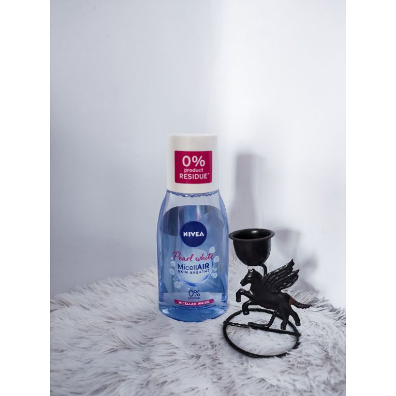 Nivea  MicellAIR Skin Breathe Micellar Water Pearl White | Hydration| Hokaido Rose Oil Infused 125ml