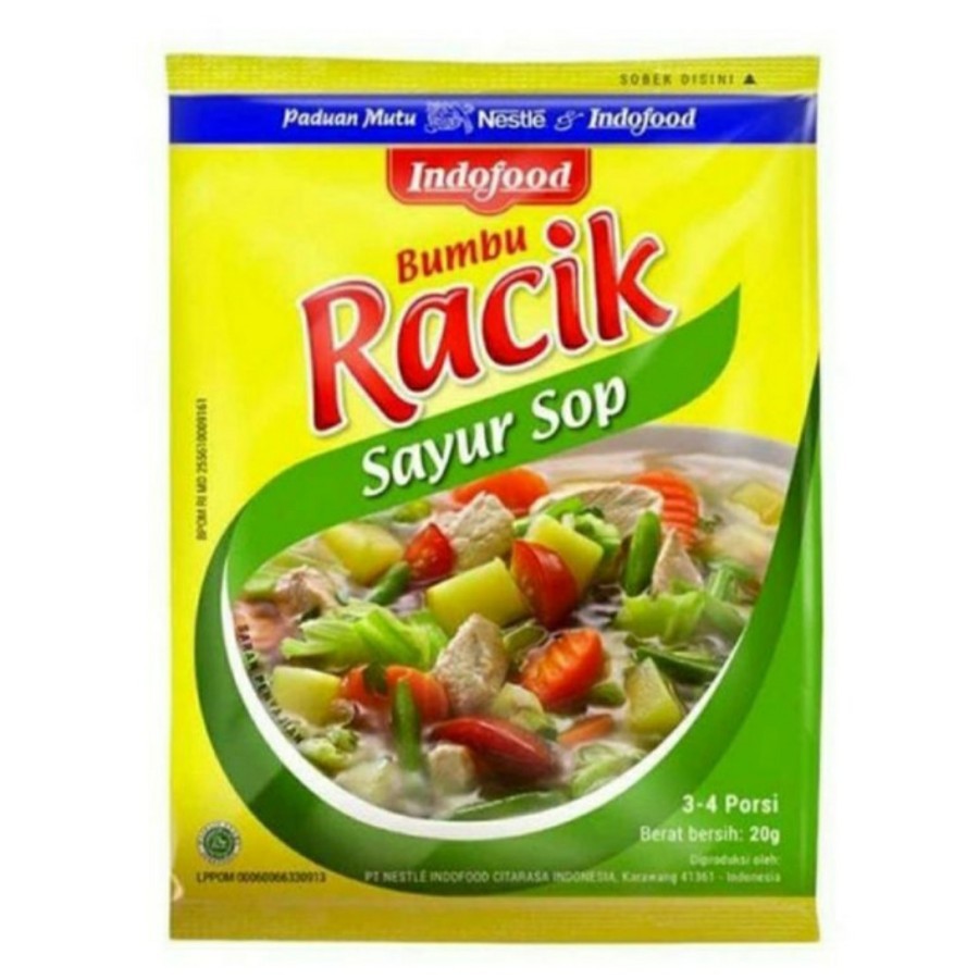 

Indofood Bumbu RACIK Sayur Sop 20g AEESHASTORE