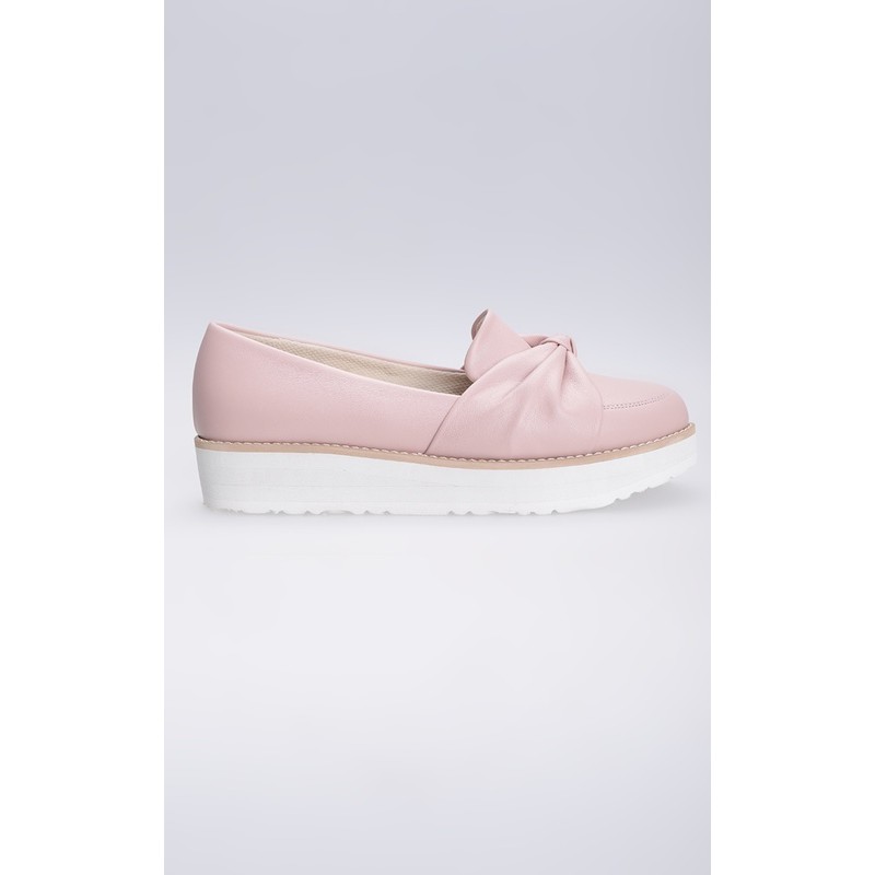 [SIAP KIRIM] BRShoes75 Pink Sepatu Wedges Casual Wanita