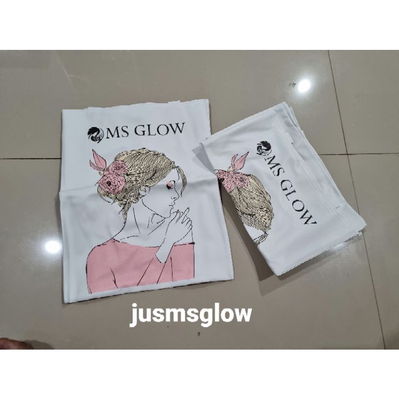 TOTE BAG MS GLOW TAS MS GLOW WARNA PUTIH