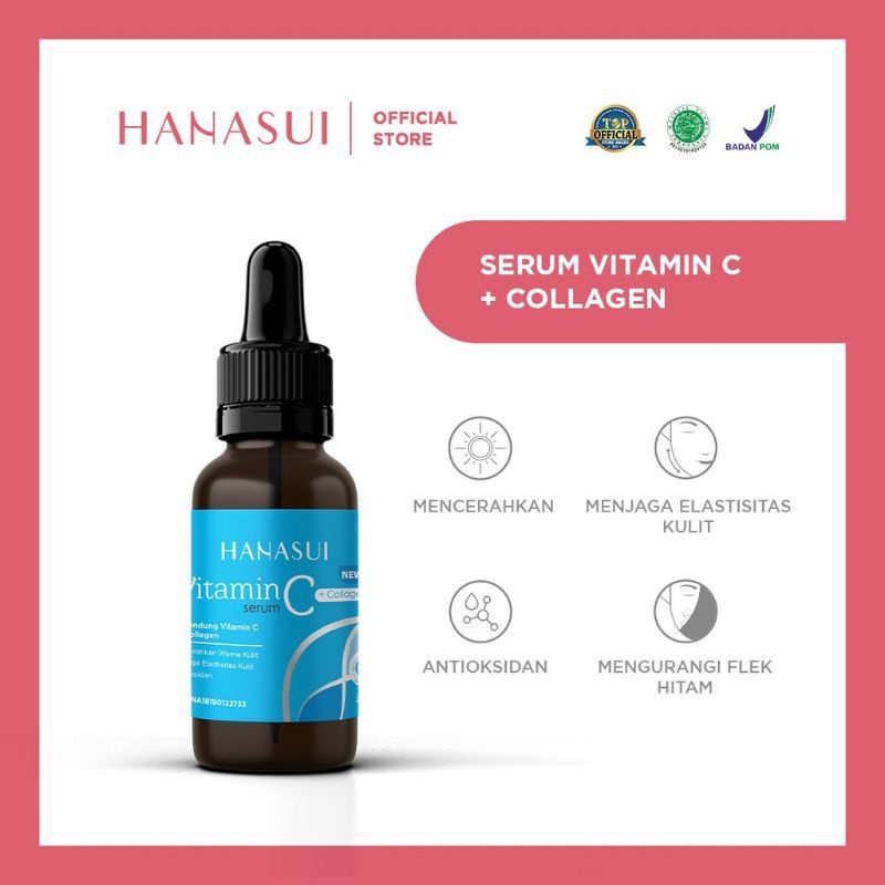 HANASUI BIRU. VIT C &amp; COLLAGEN