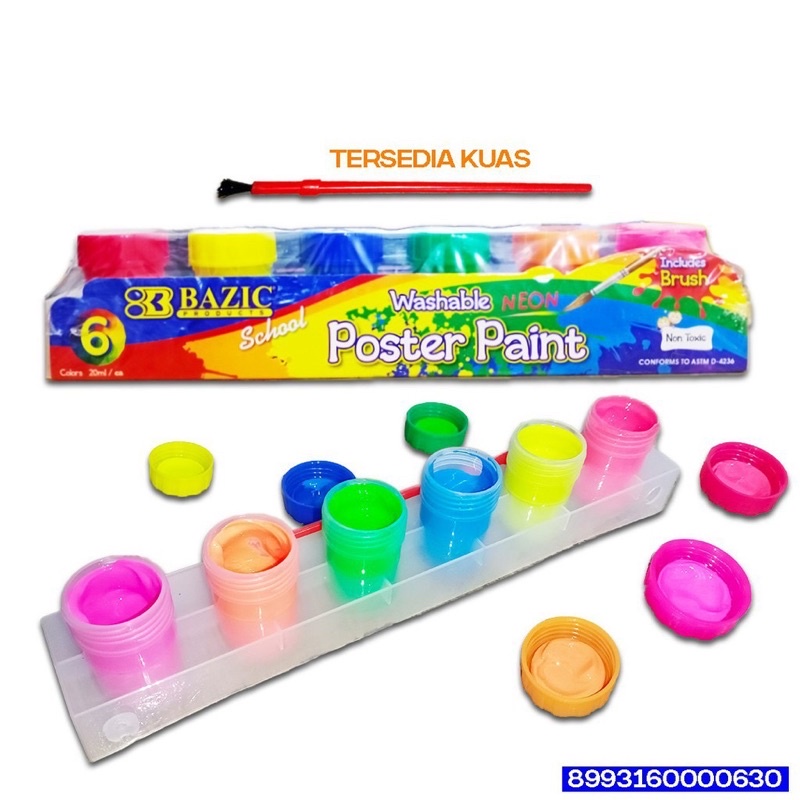 

Cat Poster - Poster Paint Bazic 6 Warna BC568