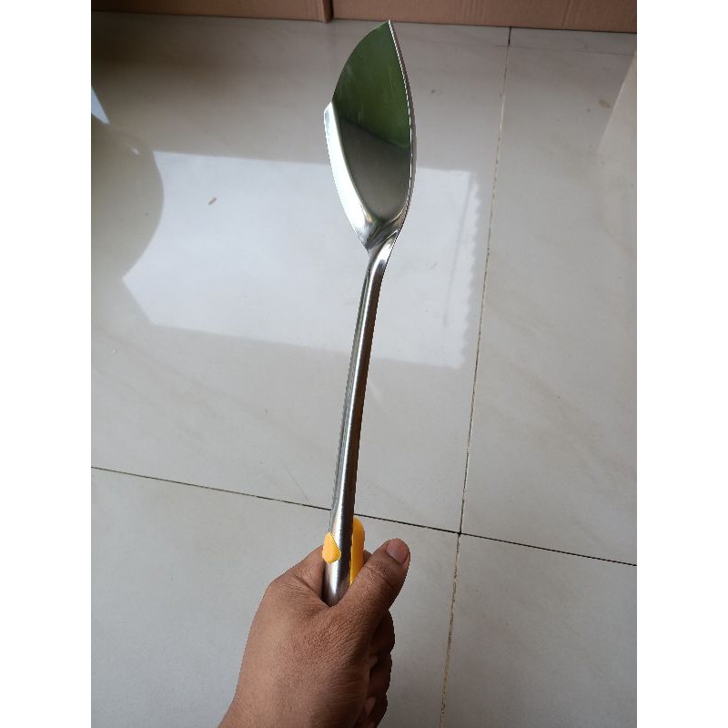 Spatula turner / Sodet gagang stainless / Spatula Stainless Steel tebal murah