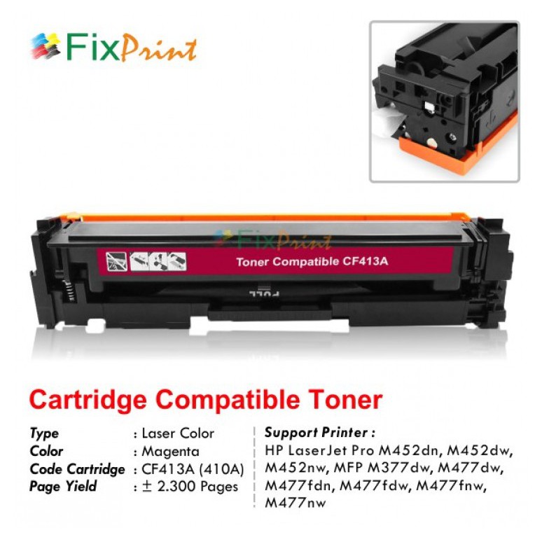 Toner Cartridge HP 410A CF410A / CF411A / CF412A / CF413A Compatible