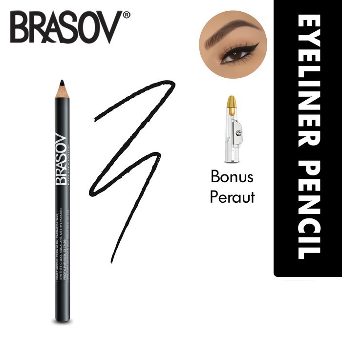 BRASOV Eyeliner Pencil 2in1 Black