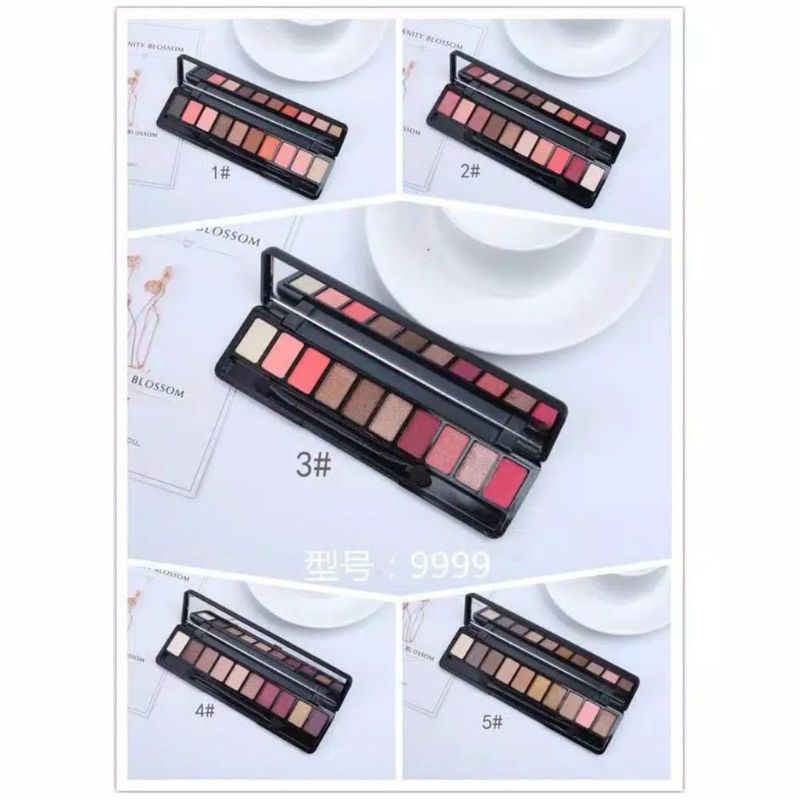 LAMEILA Fashion Matte Eyeshadow Pallet Makeup 10 warna