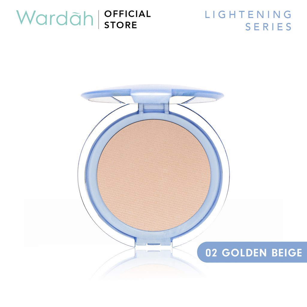 REFILL WARDAH LIGHTENING POWDER FOUNDATION LIGHT FEEL TWO WAY CAKE SPF 15 BEDAK PADAT TERLARIS