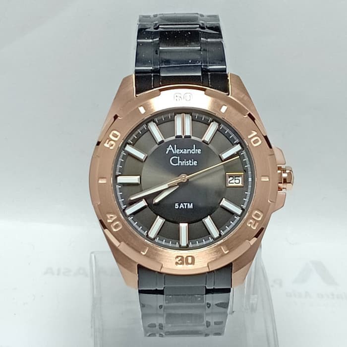 jam tangan pria merk Alexandre Christie AC 8607 | HAWAII