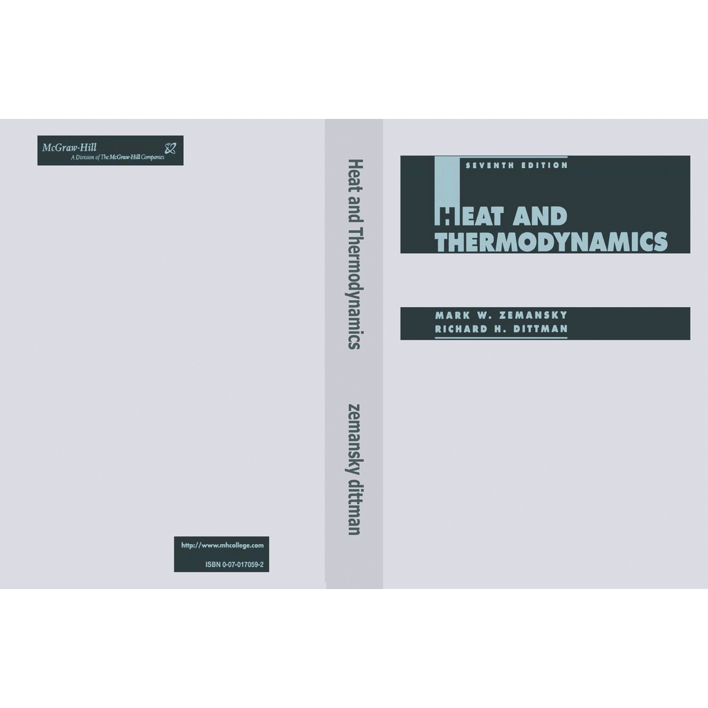 Buku heat and thermodynamics panas dan termodinamika zemansky dittman