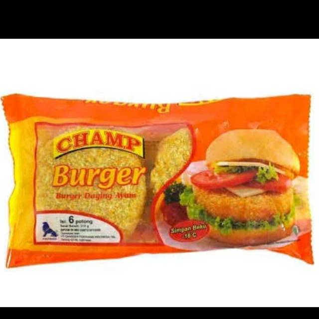 

champ chicken burger 310gr 6s