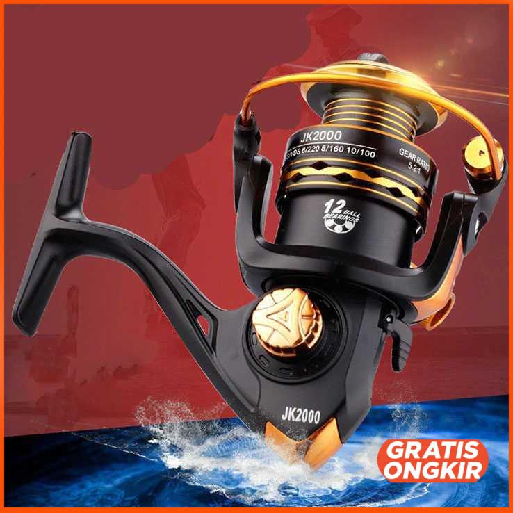 Sharking JK5000 Reel Pancing Spinning 4.7 banding 1 Ball Bearing 12