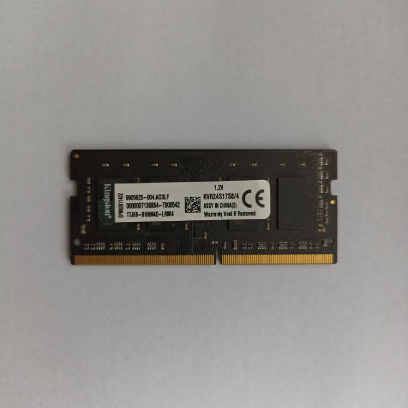 Ram Laptop Kingston 4gb DDR4 2400mhz Sodimm - Bekas