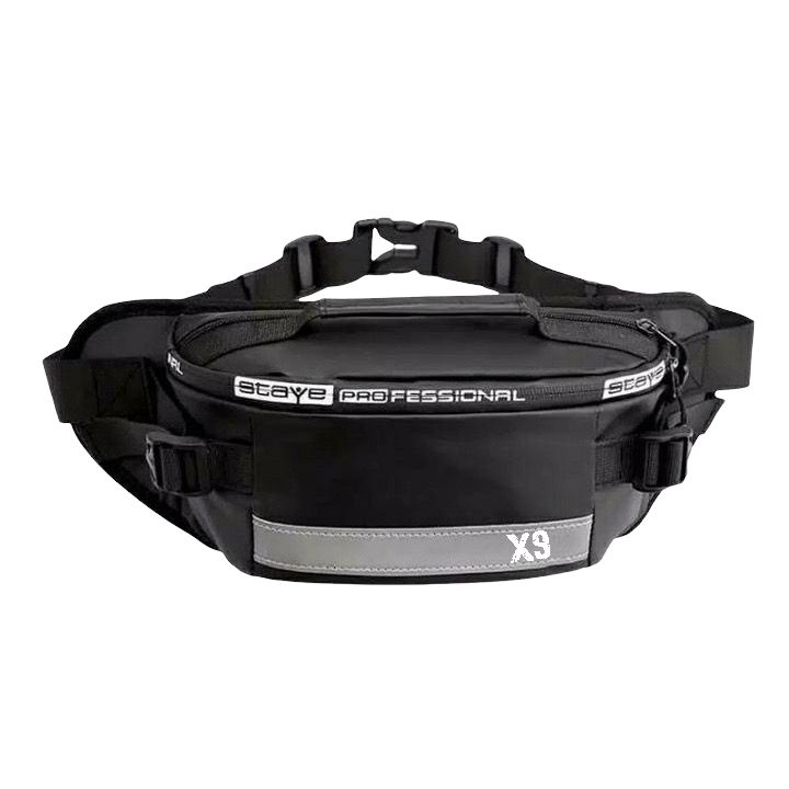 Waistbag Pria Wanita Profesional X9 Terlaris Bahan Tebal Jahitan Rapi &amp; Keren Harga Termurah