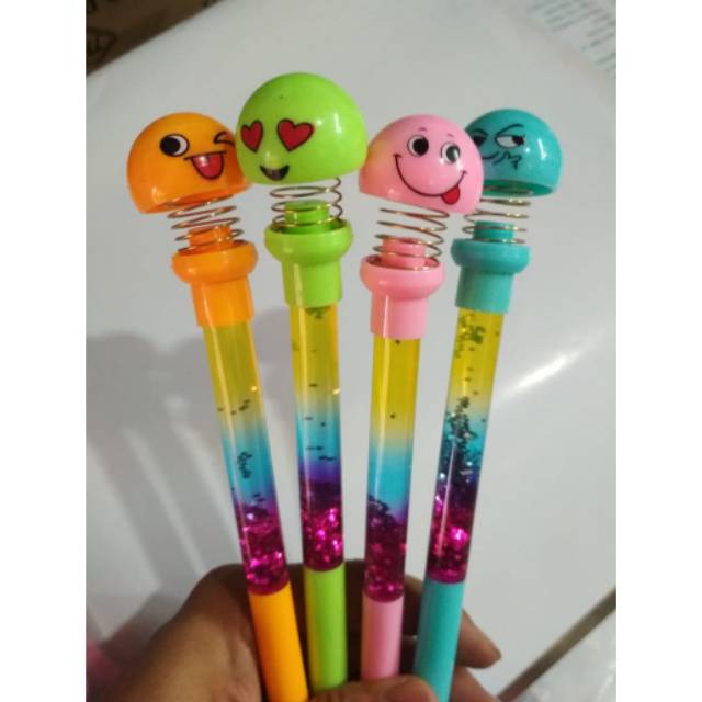 

Pulpen Glitter Per Smile lucu isi 12 pcs