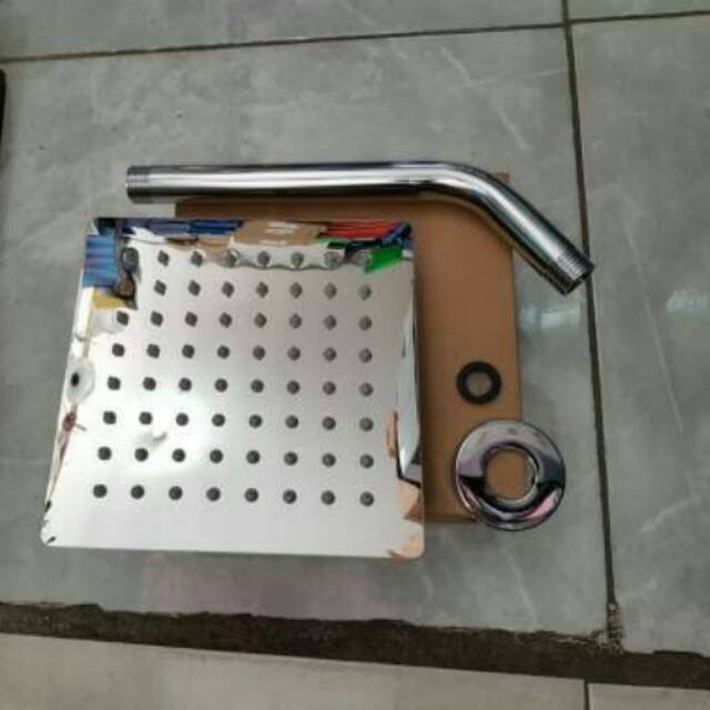 Wall shower / shower tanam / shower tembok stainless