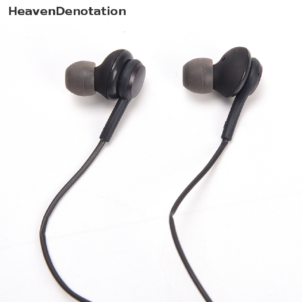 (Heavendenotation) Headset Earphone Kabel Stereo Super Bass Dengan Mic, Jack 3.5mm