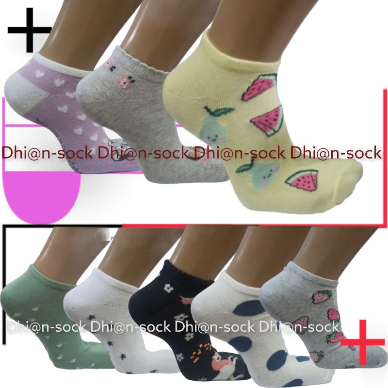 Kaos Kaki Pendek Motif/Kaos Kaki Pendek/Kaos Kaki Motif/Kaos Kaki Semata Kaki/Kaos Kaki Unisex