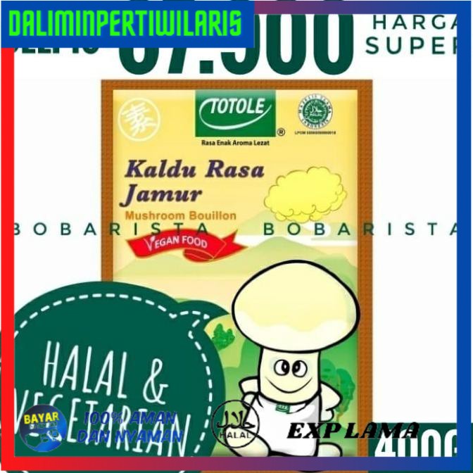 

[[BISA COD]] Totole Kaldu Jamur Vegetarian Penyedap Rasa Halal Mushroom Vegan Diet EKSLUSIF Kode