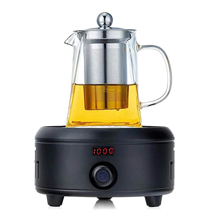 Tea Pot Pitcher Gelas Kaca Tahan Panas Plus Saringan Stainles Teh Cina Borosilicate Glass Tea Maker Teapot