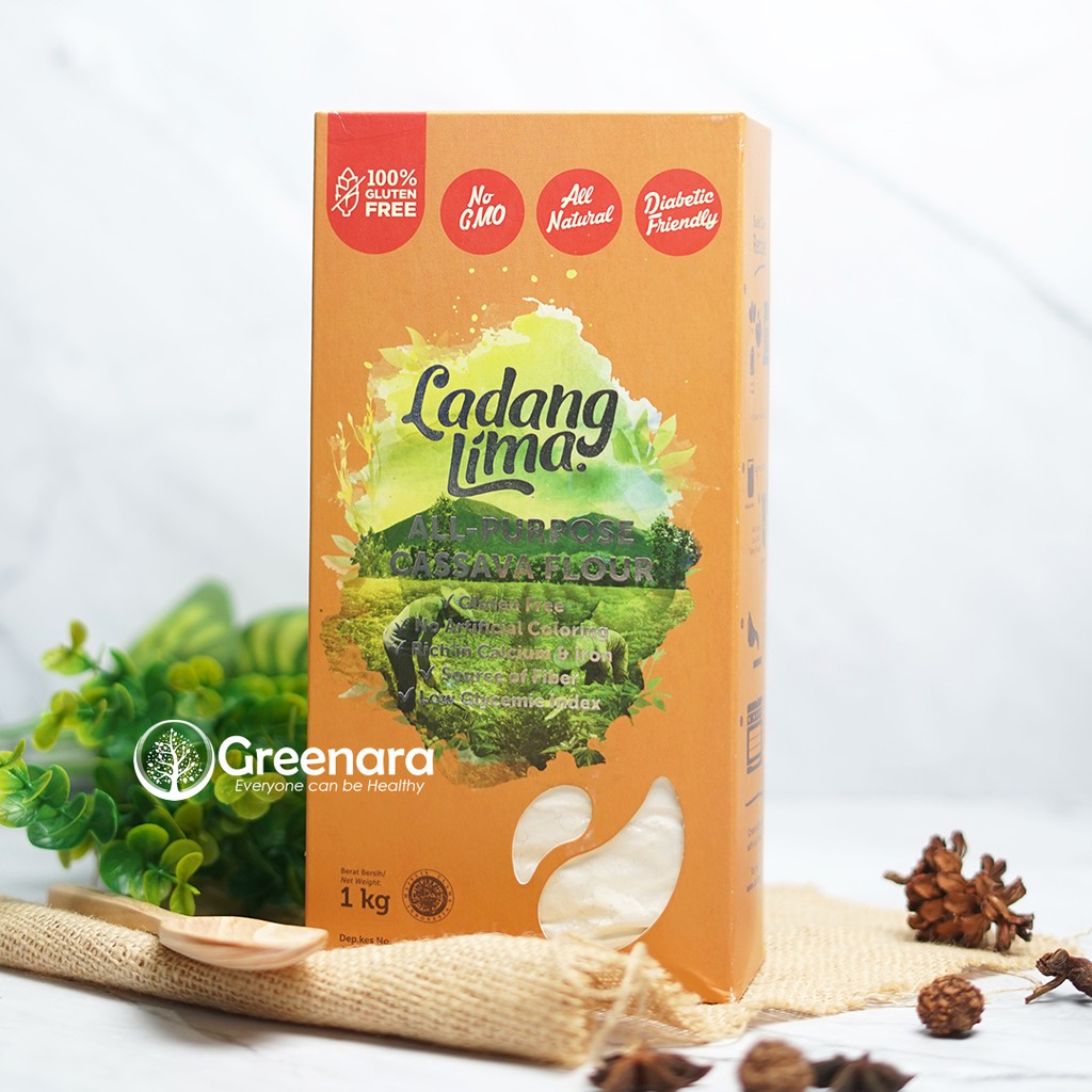 

Alsiha Sehat Alami Organik Tepung Serbaguna Cassava Gluten Free Free Ladang Lima 1kg