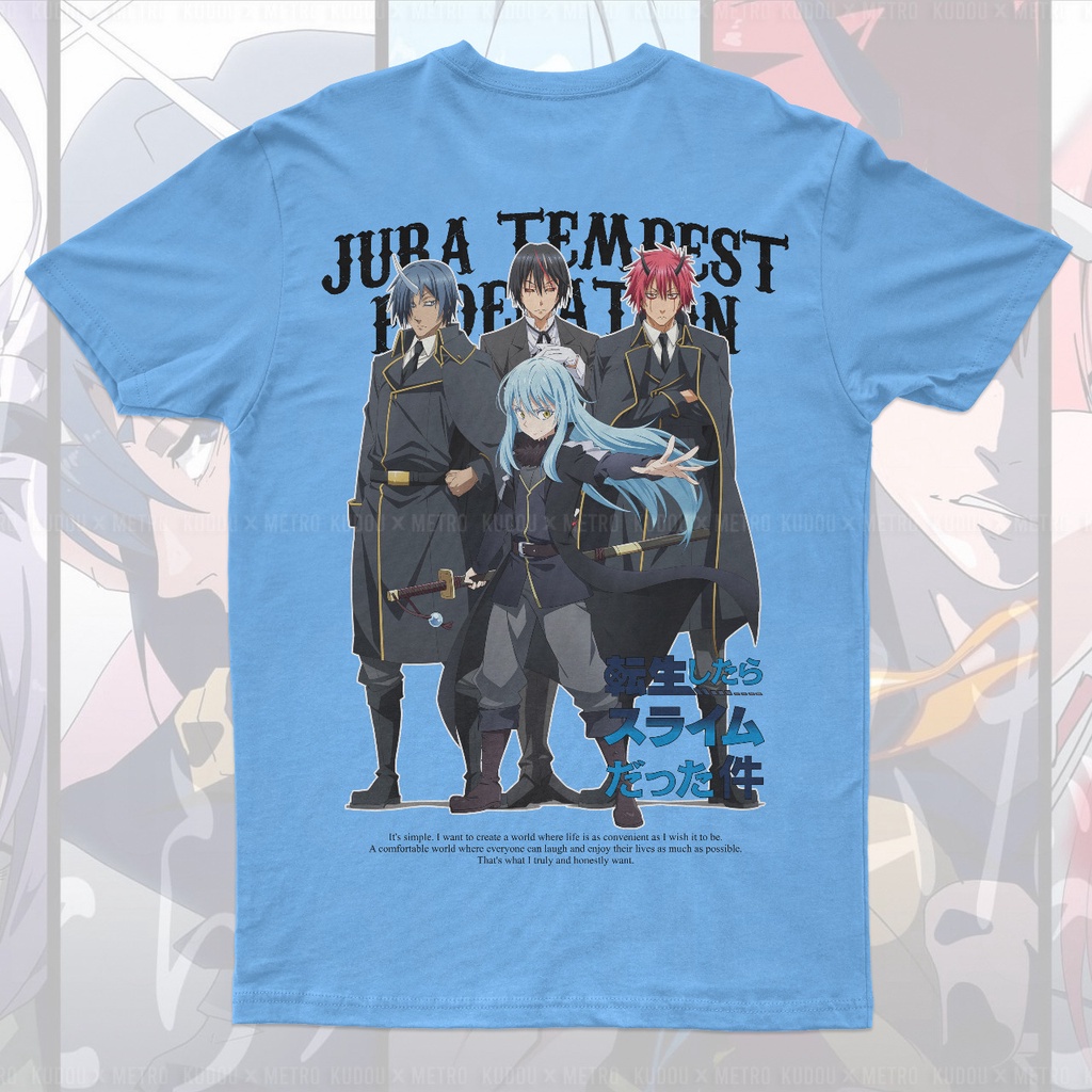 Tshirt Servants Rimuru Tempest Tensei Shitara Slime Datta Ken Premium Unisex