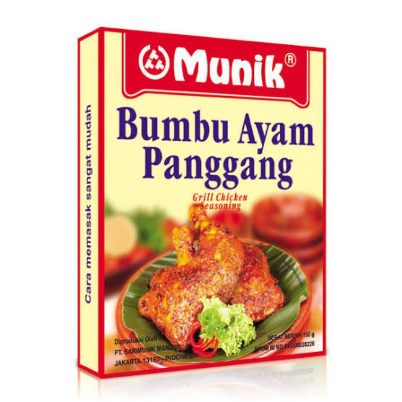 

MUNIK BUMBU AYAM PANGGANG 150 GR