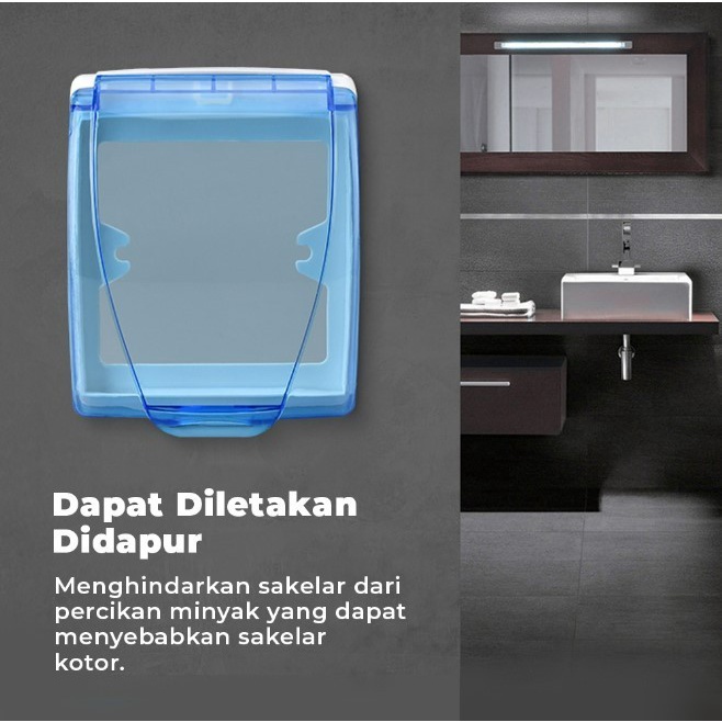 Pelindung Stop Kontak Dinding - Pengaman Colokan Listrik Waterproof