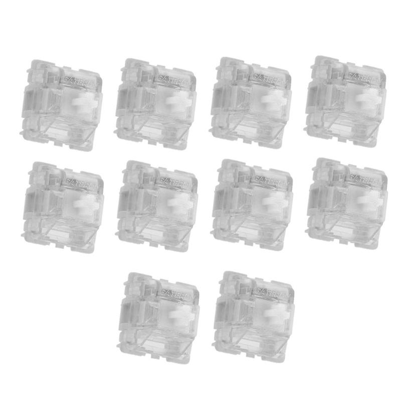 Btsg 10Pcs Gateron Saklar Mekanik Untuk MX Keyboard Gaming Mekanik MD 3pin RGB Switch Untuk Keyboard Backlit