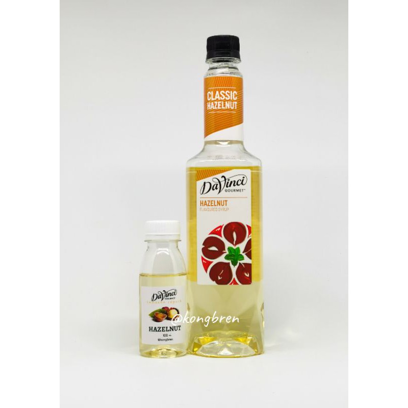 Sirup Davinci Repack 100ml - Davinci Syrup Vanilla - Hazelnut - Caramel - Rum -  Banana - Berries