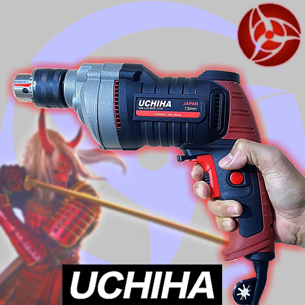mesin bor 13mm uchiha type 13-5 full bonus heavy duty untuk kerja berat non stop Murah