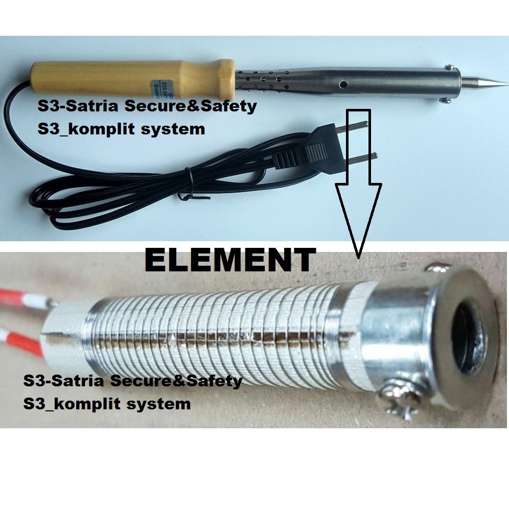 ELEMENT SOLDER 100 WATT SOLDER KAYU Elemen 100W
