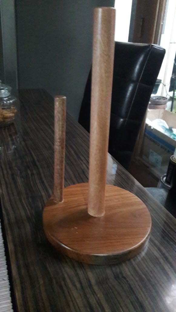 Tempat Tissue Gulung Tisu Roll Tissue Dapur Kayu