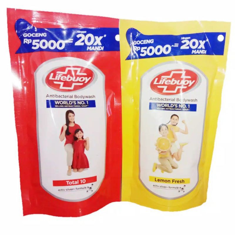 Lifebuoy Sabun Mandi Cair Refill 90ml