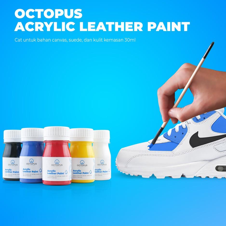 

Hadir Termurah Octopus Acrylic Leather Paint / cat sepatu canvas, suede, & kulit 30ml