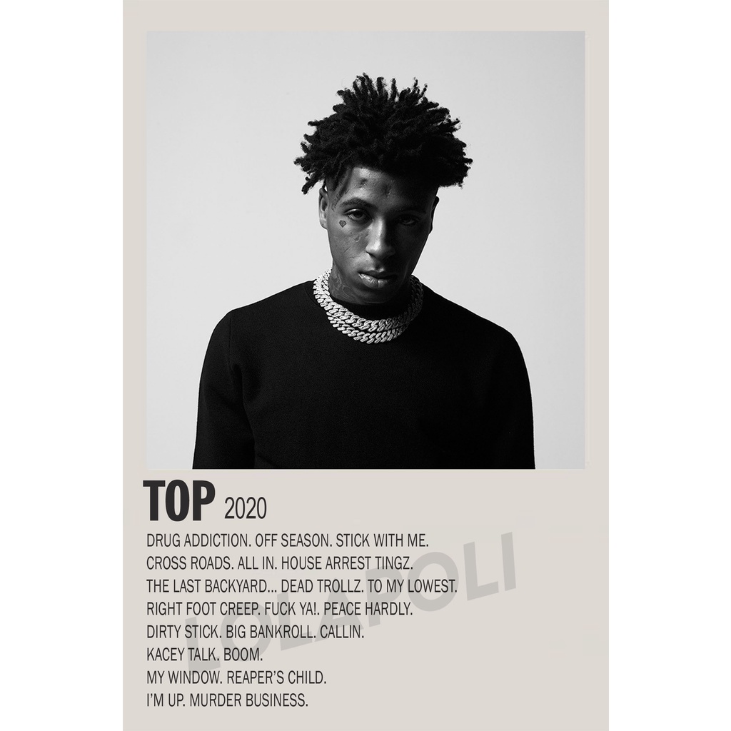 Poster Cover Album Top - YoungBoy Never Broke Again