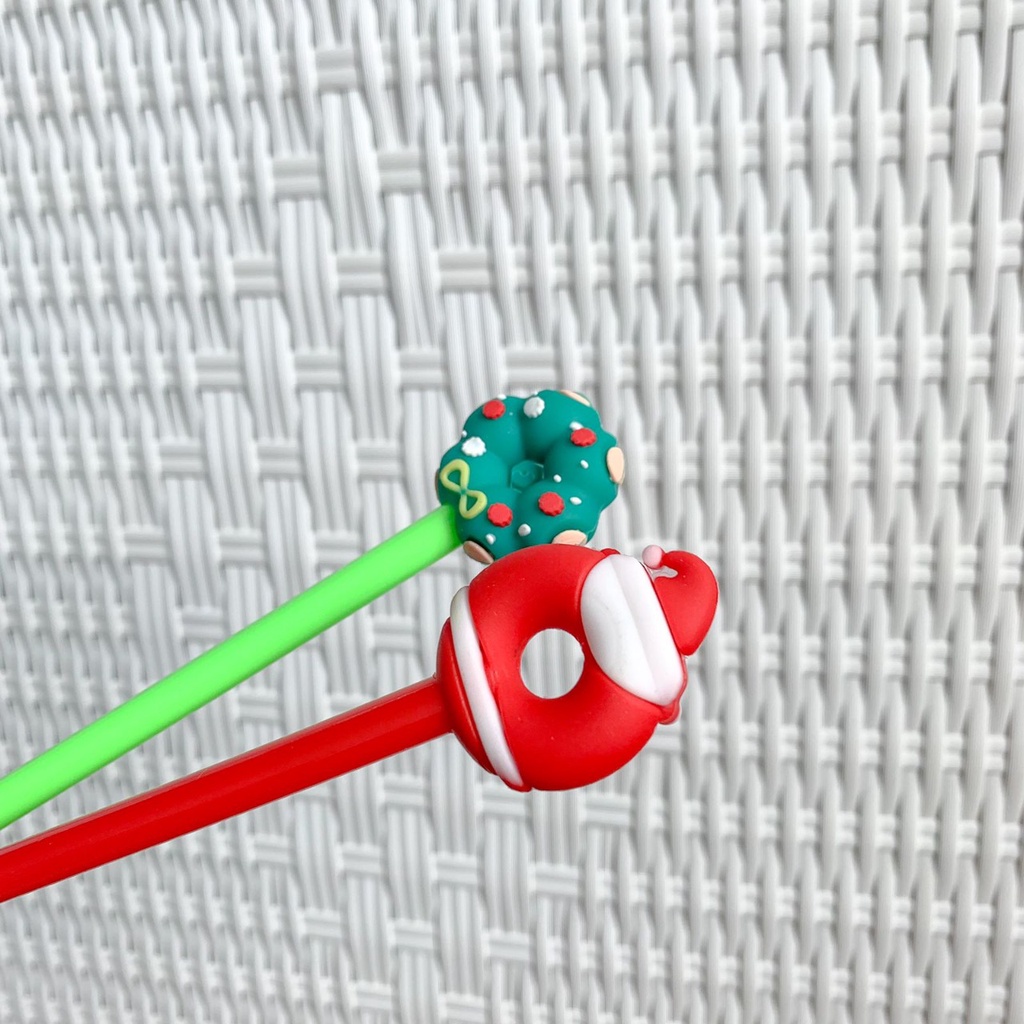 

PULPEN KARAKTER DONAT NATAL PENA PEN GEL TINTA UNIK LUCU BERKUALITAS