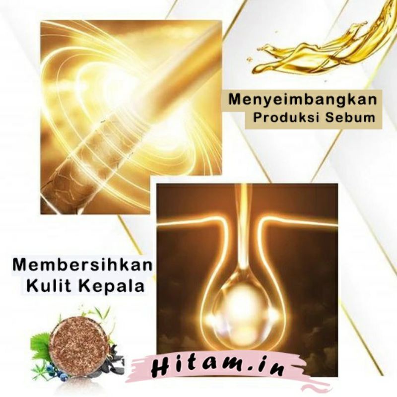 (100% ORI + COD)HITAMIN.ID PENGHITAM RAMBUT, PENGHILANG UBAN BAHAN ALAMI | HAIR TREATMENT - Lazuardi Store