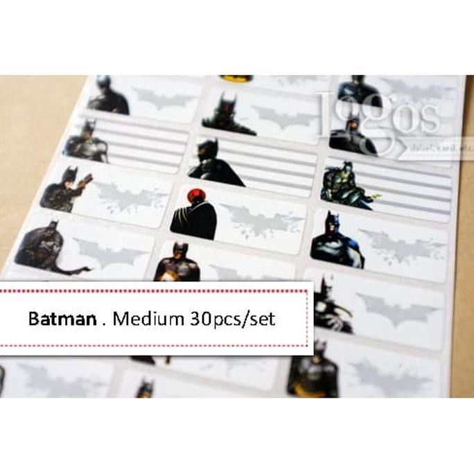 

Diskon Batman Sticker Medium Name Label Stiker Nama Superhero. Penguin Joker Diminati Banget