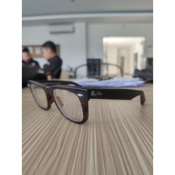 frame rayban wayfarer coklat