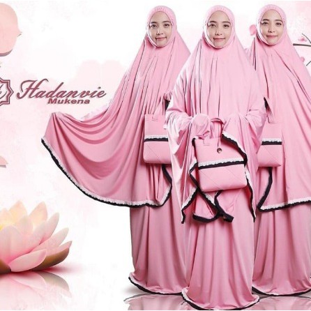 Mukena jersey dewasa han and vie platinum