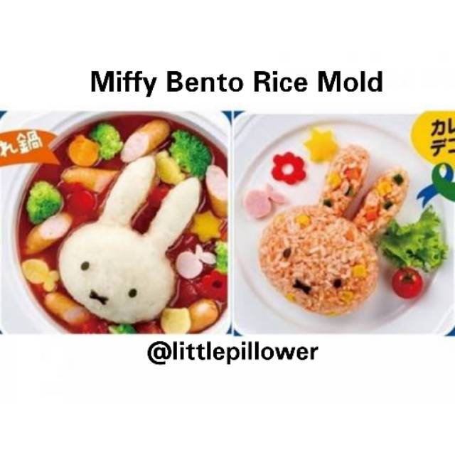 (MIFFY BENTO) Miffy Bento Rice Mold/Bunny Rice Mold/Cetakan Nasi Bento Kelinci