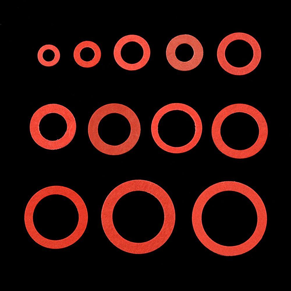 Populer Flat Washer 12ukuran Aneka Kit Isolasi Spacer Alat Kertas Baja Merah