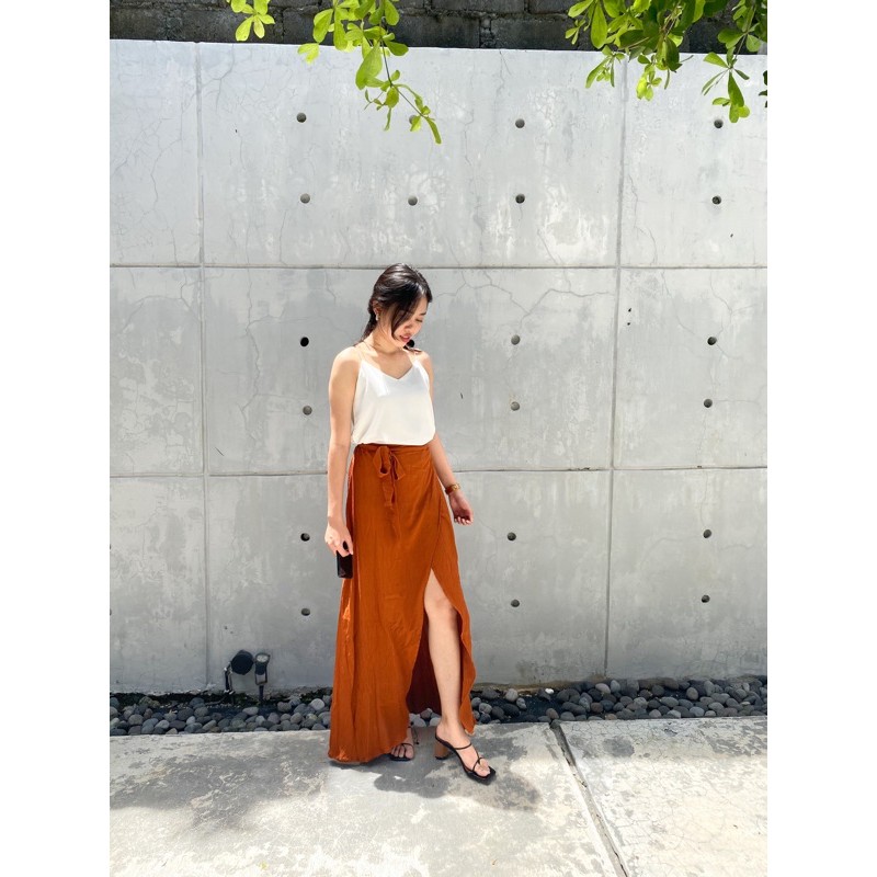 Azura skirt in Caramel | summer, beach/ casual korean skirt