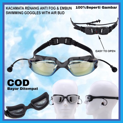 KACAMATA RENANG ANTI FOG/ANTI EMBUN ANTI UV SWIMMING GOGGLES SIMPEL RINGAN PENGLIHATAN JELAS VA325