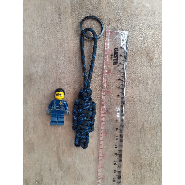 Gantungan Keychain Kunci Lucky Fatman Tali Prusik Paracord