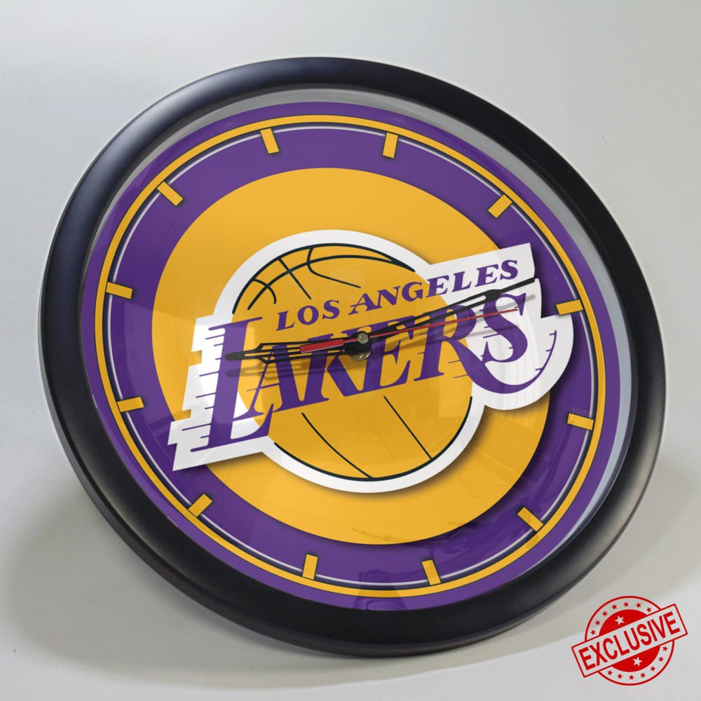 (ISTIMEWA BOSSQUE) JAM DINDING CUSTOM NBA - L.A LAKERS